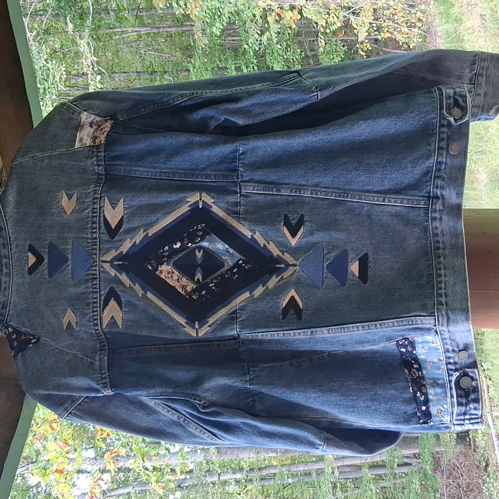 Blank NYC Pub Crawler Denim Jacket W Quilting Accents